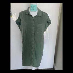 Cloth & Stone short sleeve shirt dress